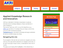 Tablet Screenshot of akri.org